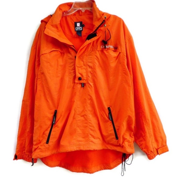 Ralph Lauren Other - Chaps Ralph Lauren Windbreaker Neon Orange L